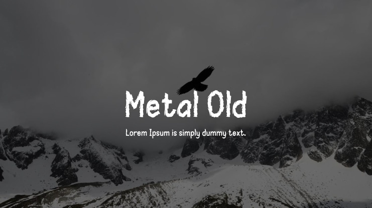 Metal Old Font