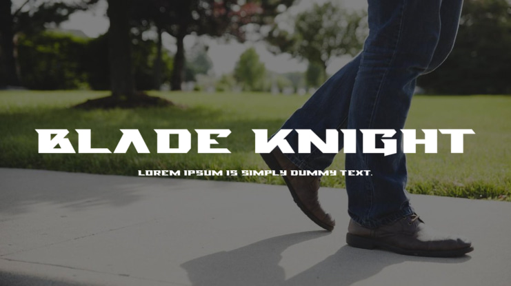 Blade Knight Font Family