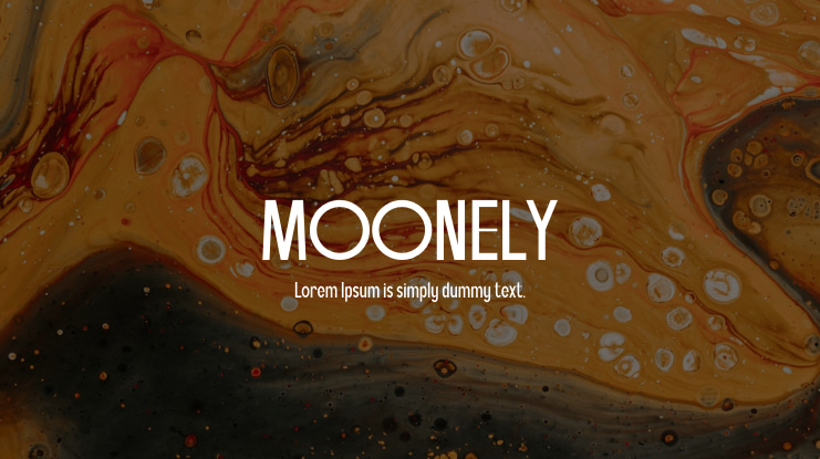 MOONELY Font