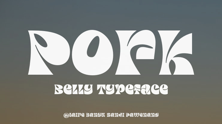 Pork Belly Font
