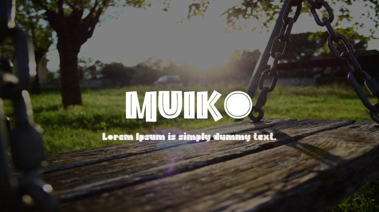 MUIKO Font