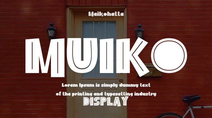 MUIKO Font