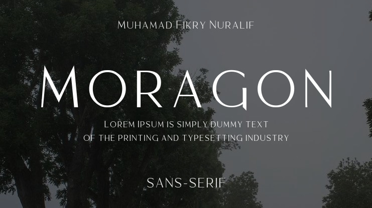 Moragon Font Family