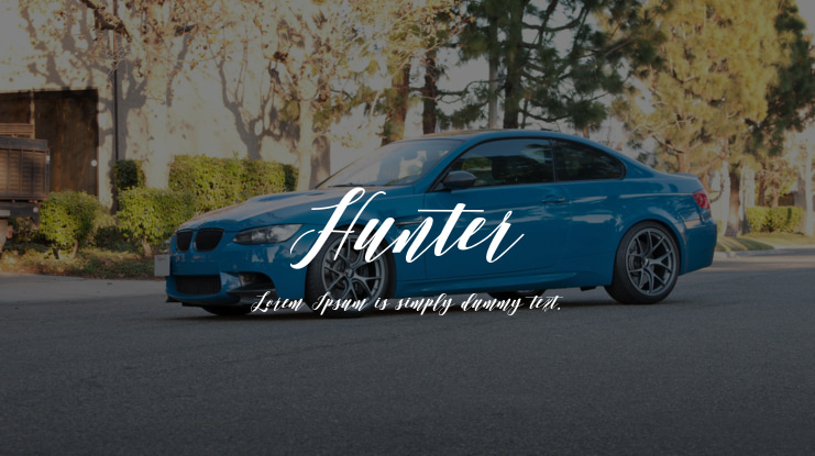 Hunter Font