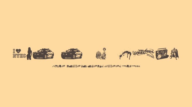 This Is My Town! Font