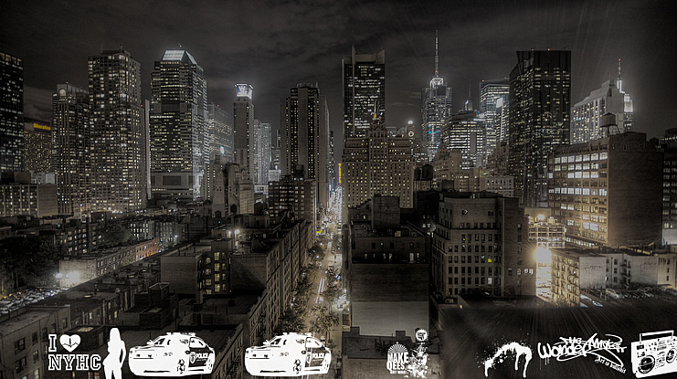 This Is My Town! Font