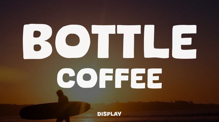 Bottle Coffee Font