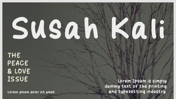 Susah Kali Font