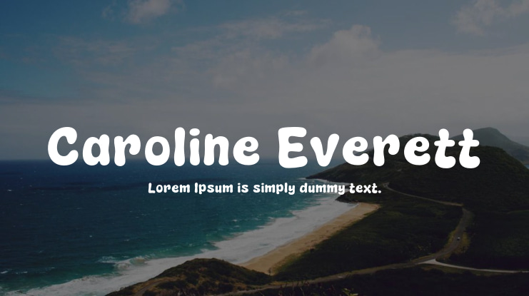 Caroline Everett Font