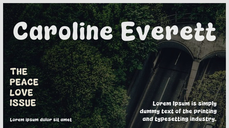 Caroline Everett Font