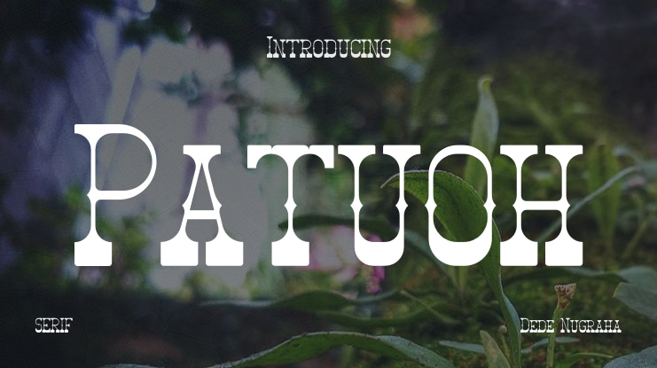 Patuoh Font