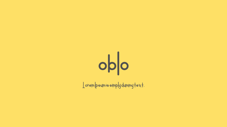 oblo Font Family