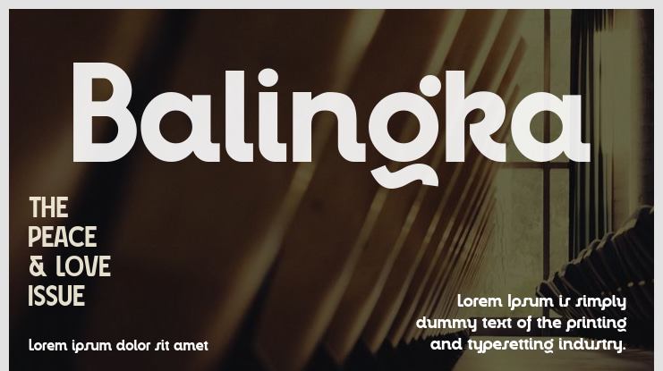 Balingka Font Family