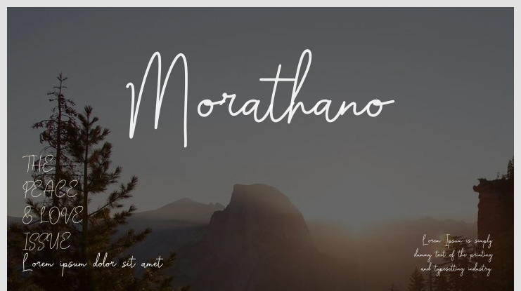 Morathano Font