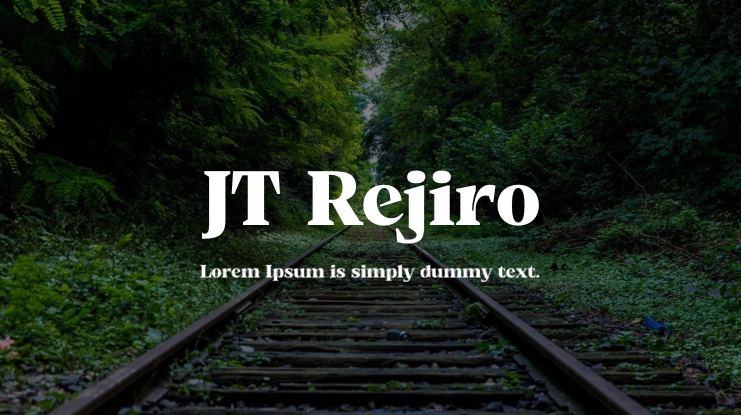 JT Rejiro Font