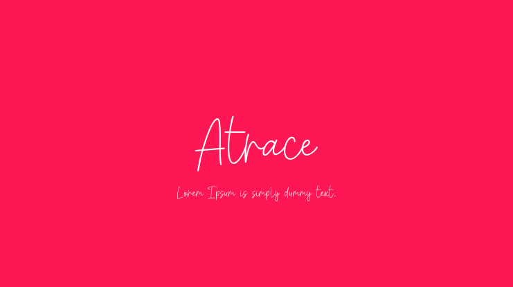 Atrace Font