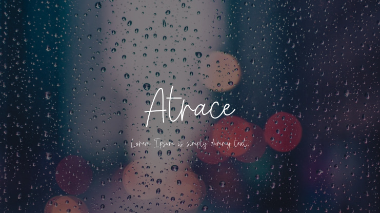 Atrace Font
