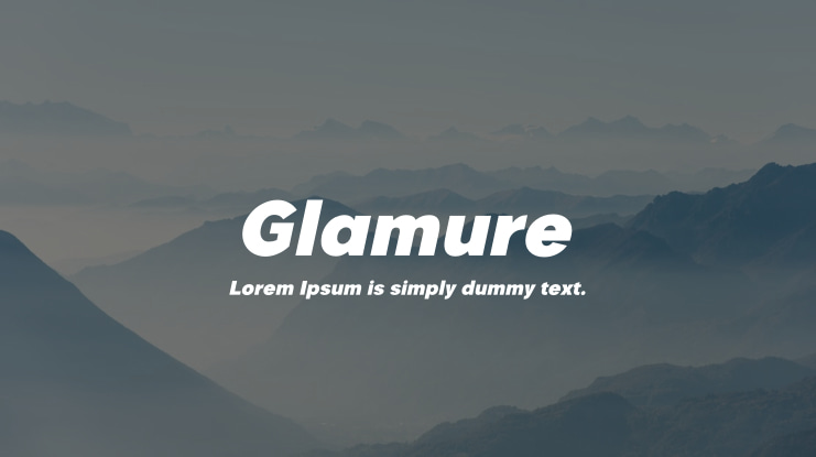 Glamure Font