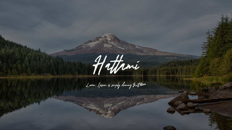 Hattami Font