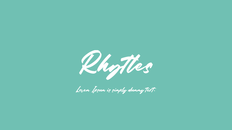 Rhytles Font