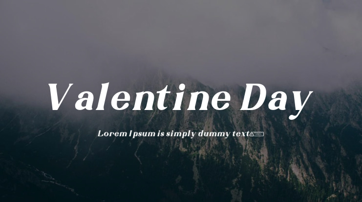 Valentine Day Font