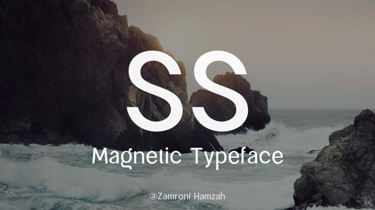 SS Magnetic Font