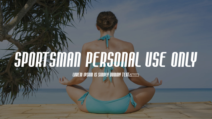 Sportsman PERSONAL USE ONLY Font