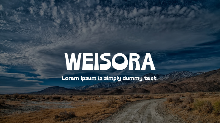 WEISORA Font
