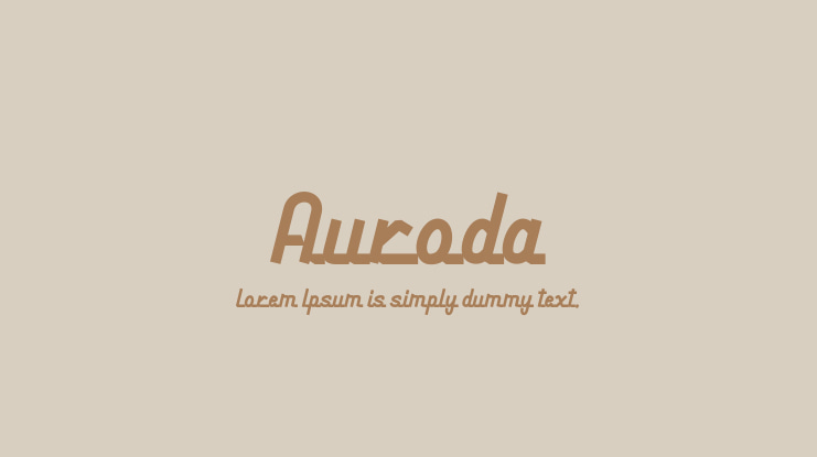 Auroda Font