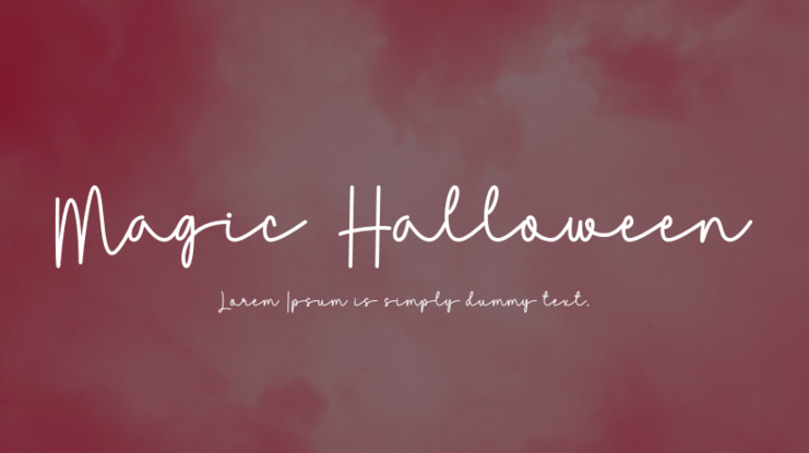 Magic Halloween Font Family