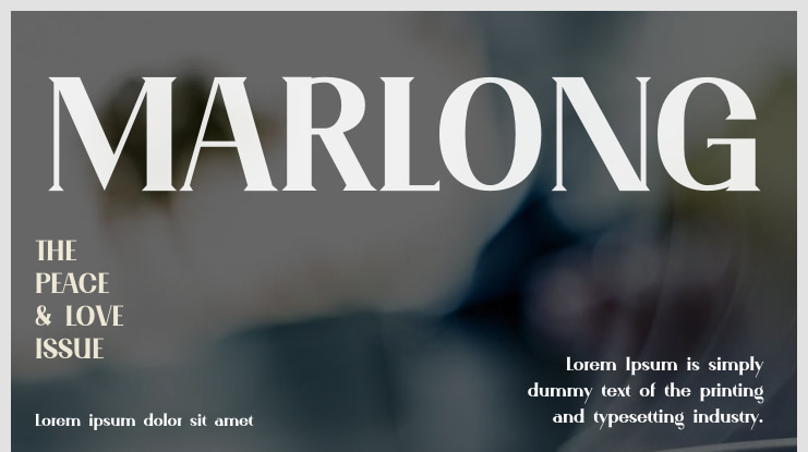 MARLONG Font