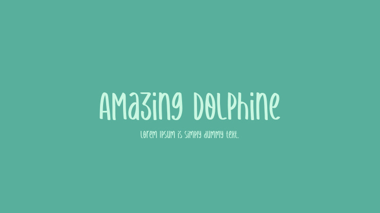 AMazing DoLphine Font