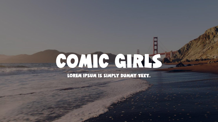 Comic Girls Font