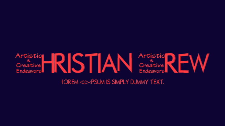 Christian Crew Font