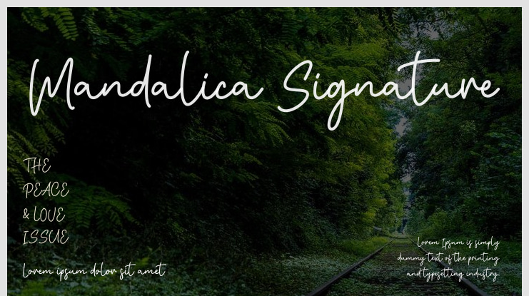 Mandalica Signature Font