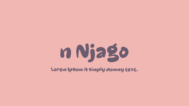 n Njago Font