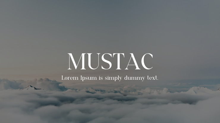 MUSTAC Font