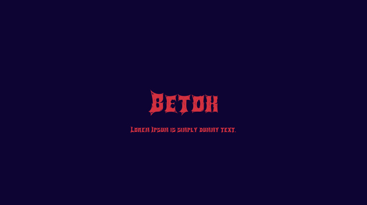 Betok Font