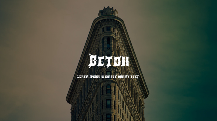 Betok Font