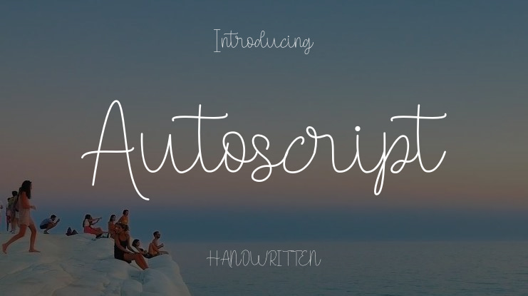 Autoscript Font