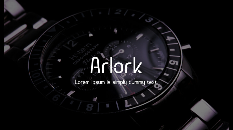 Arlork Font
