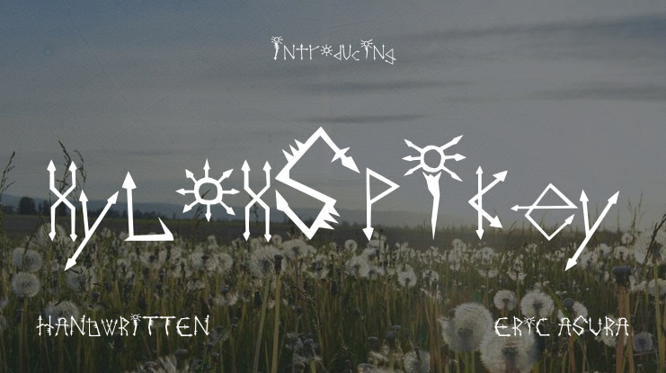 xyloxSpikey Font