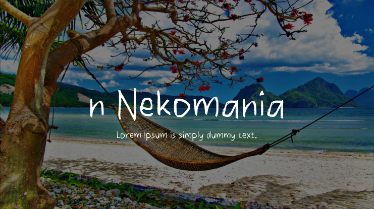 n Nekomania Font