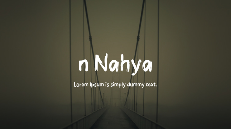n Nahya Font