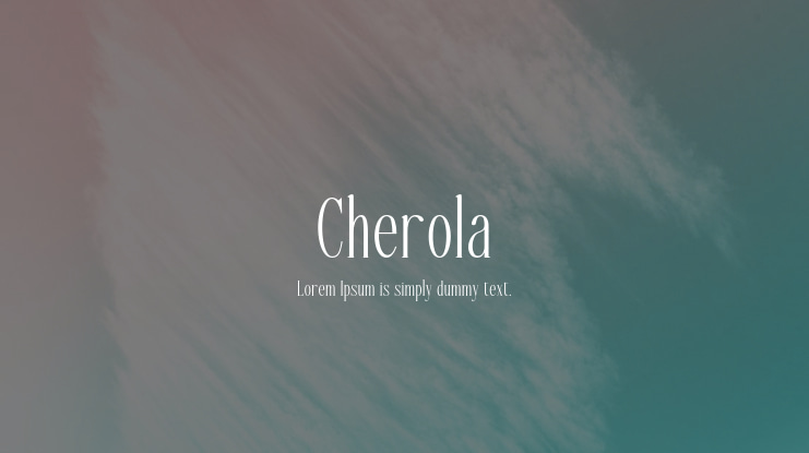 Cherola Font