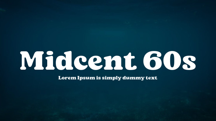 Midcent 60s Font