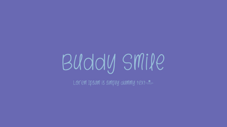 Buddy Smile Font