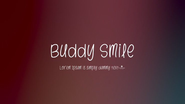 Buddy Smile Font