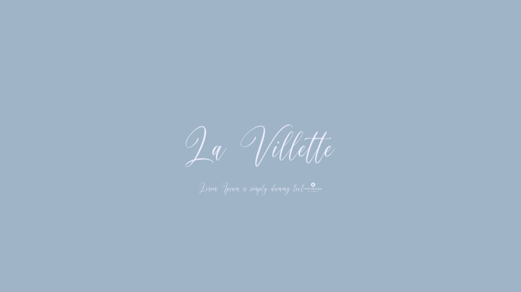 La Villette Font