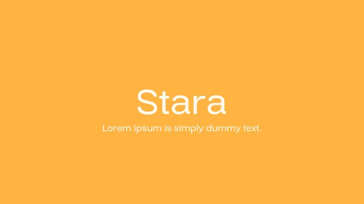 Stara Font Family
